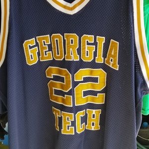 Vintage John Salley Georgia Tech Basketball Jersey